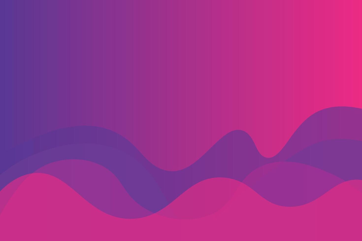 Wavy Shapes Bottom Background vector
