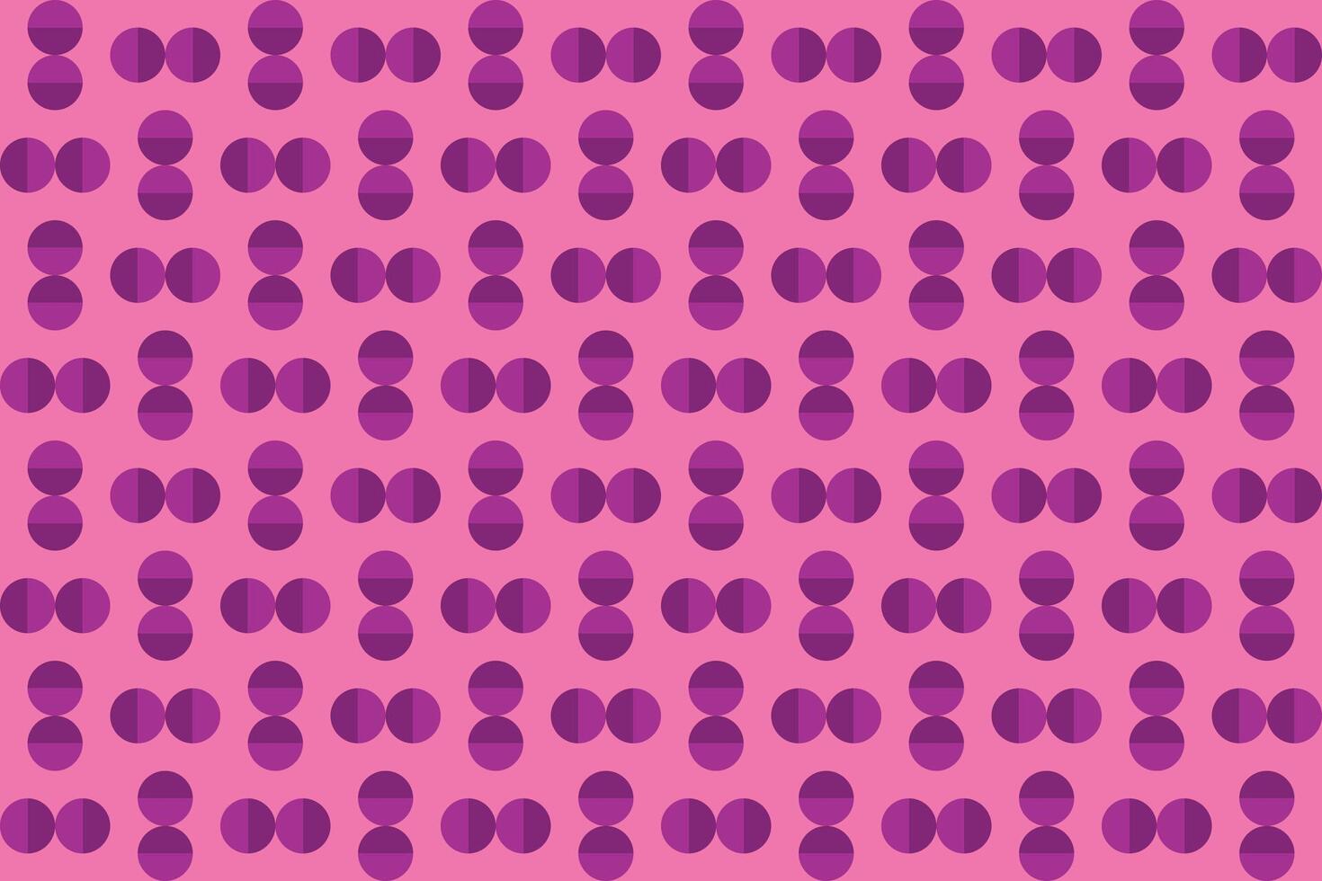Circle 2 Tone Purple Pattern vector