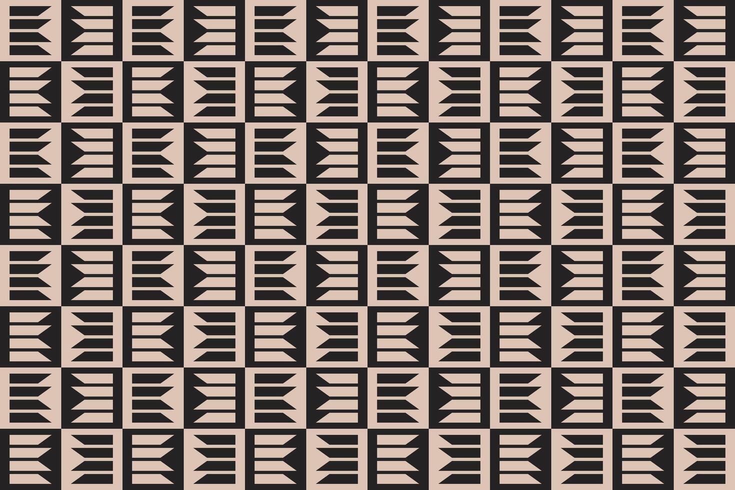 Rectangle Shapes Brown Pattern vector