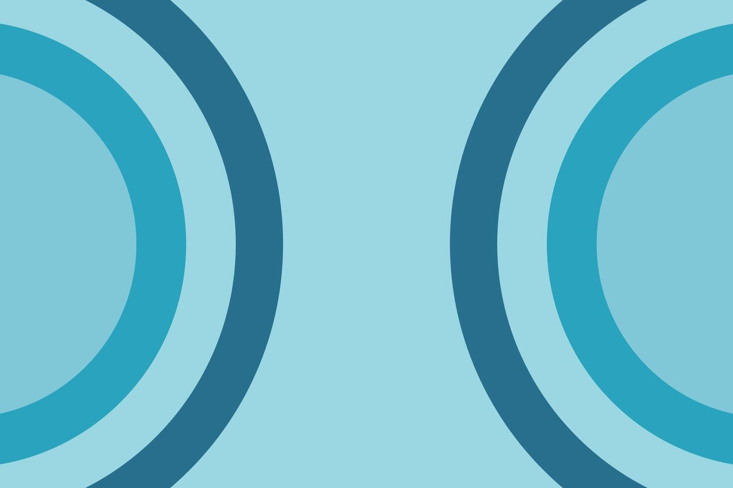 Circular Green Shapes Background vector