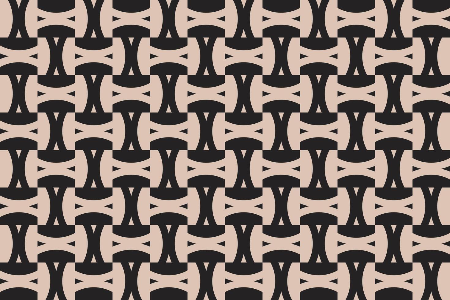 Circular Shapes Brown Pattern vector