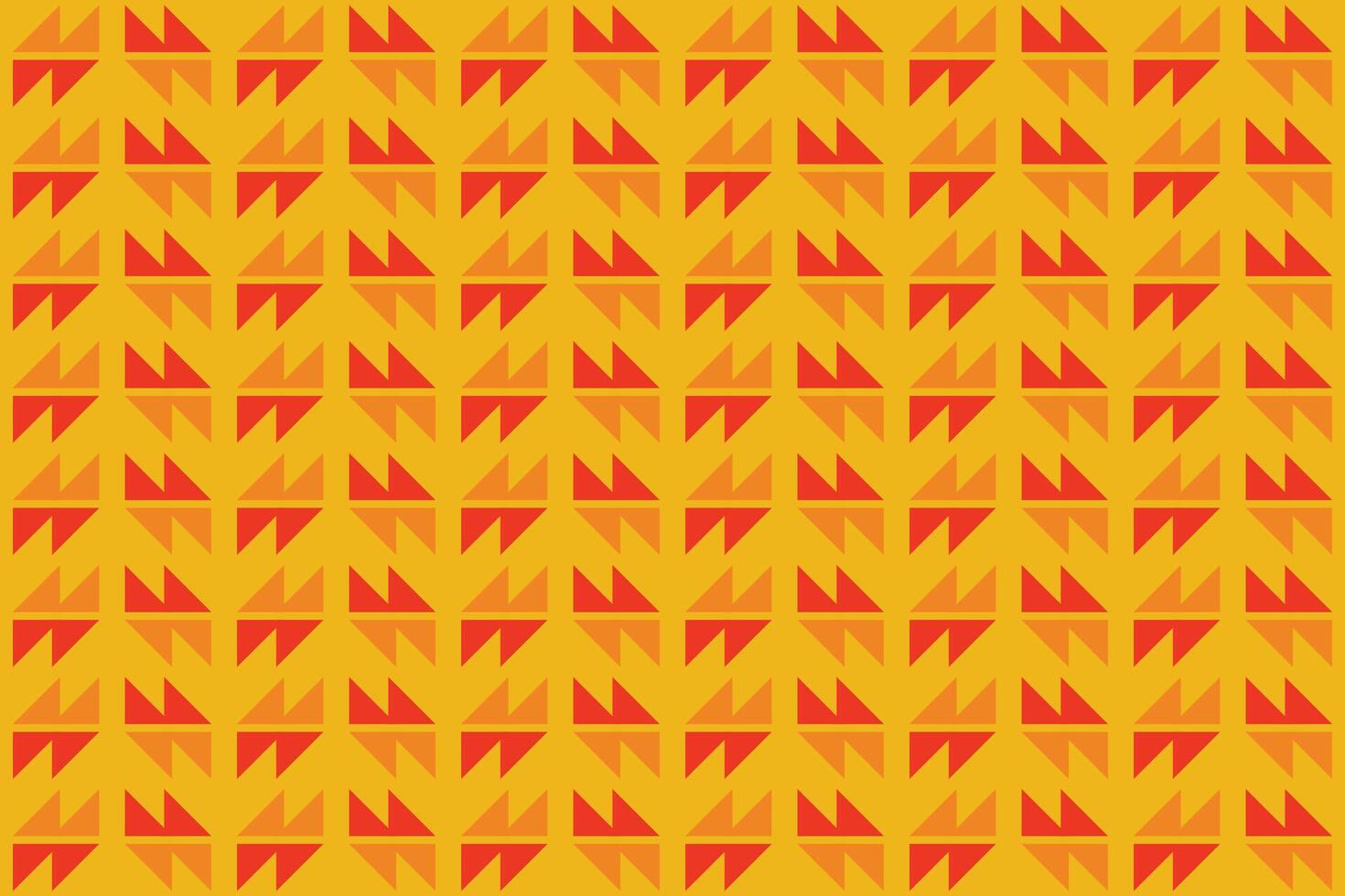 Triangle Orange Pattern and Background vector