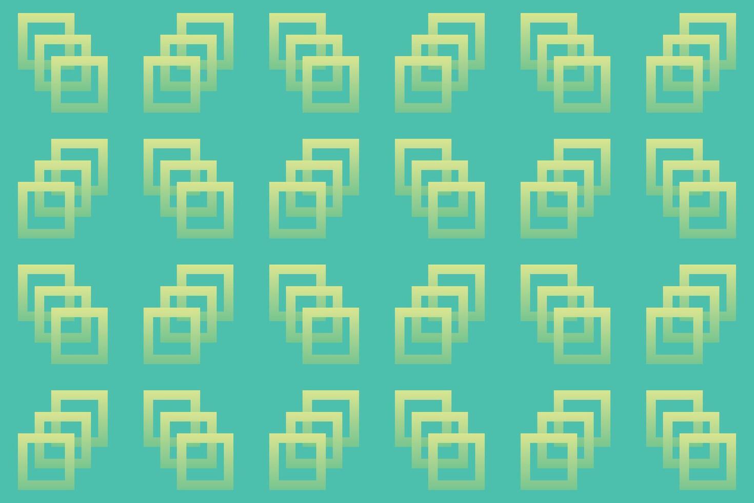 Squares Trail Green Pattern and Background vector