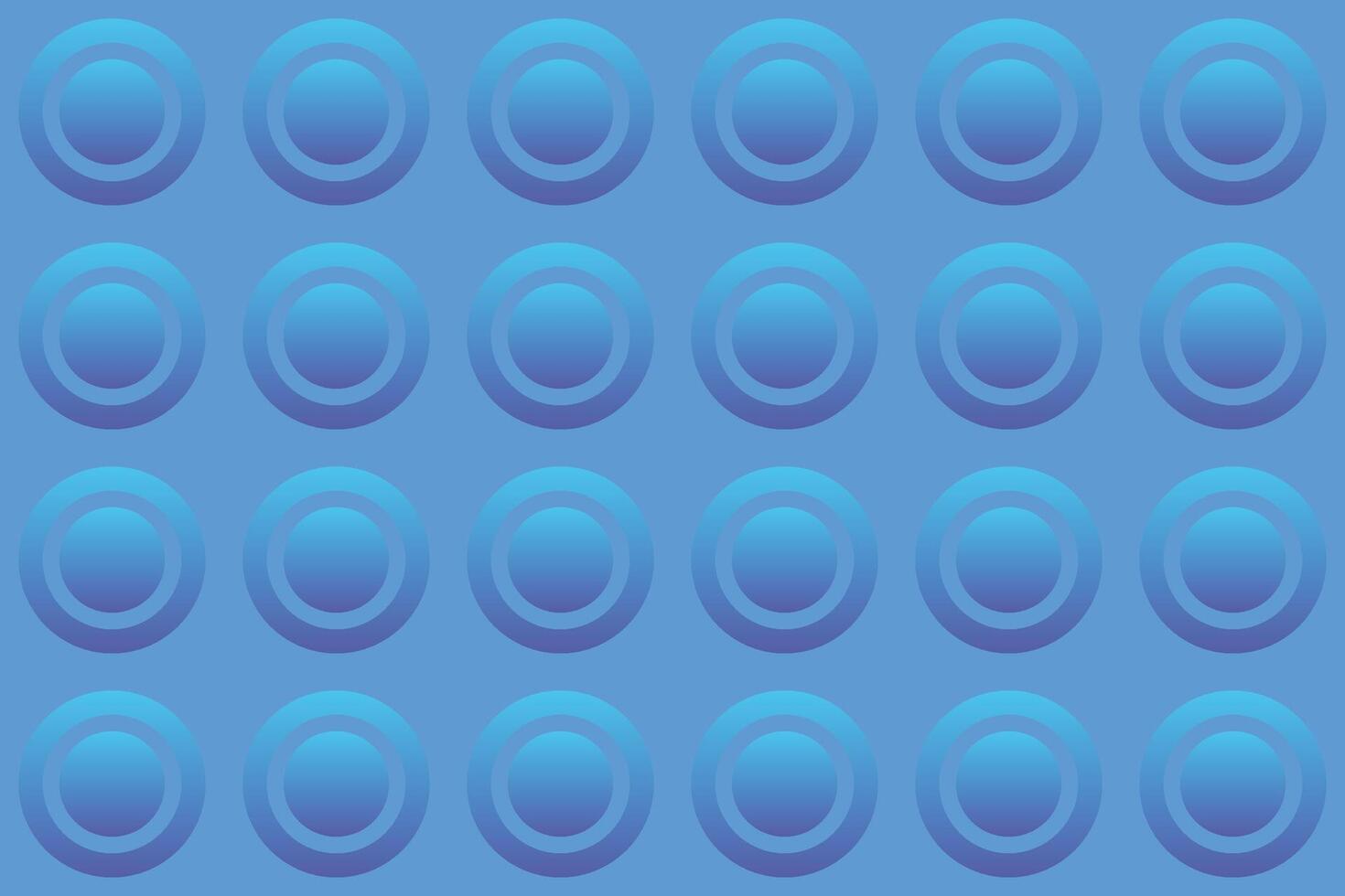 Circles with Blue Gradient Pattern and Background vector