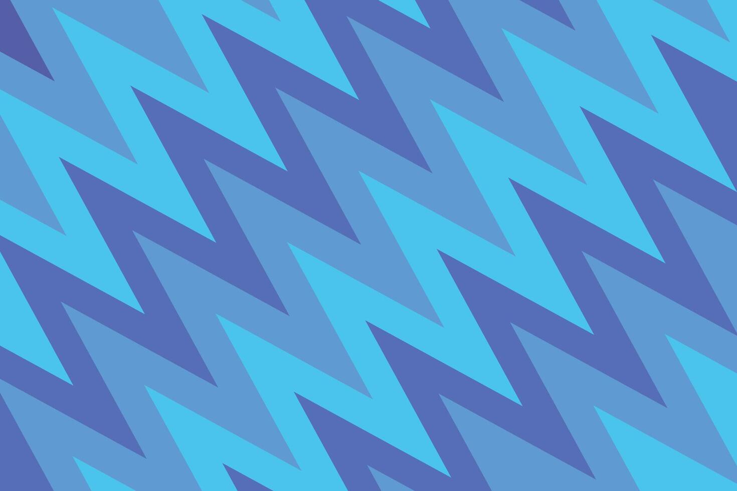 Sideways Jagged Shapes Blue Background vector