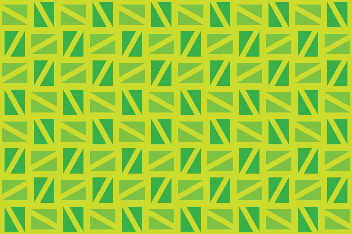 Triangle and Rectangle Green Pattern vector