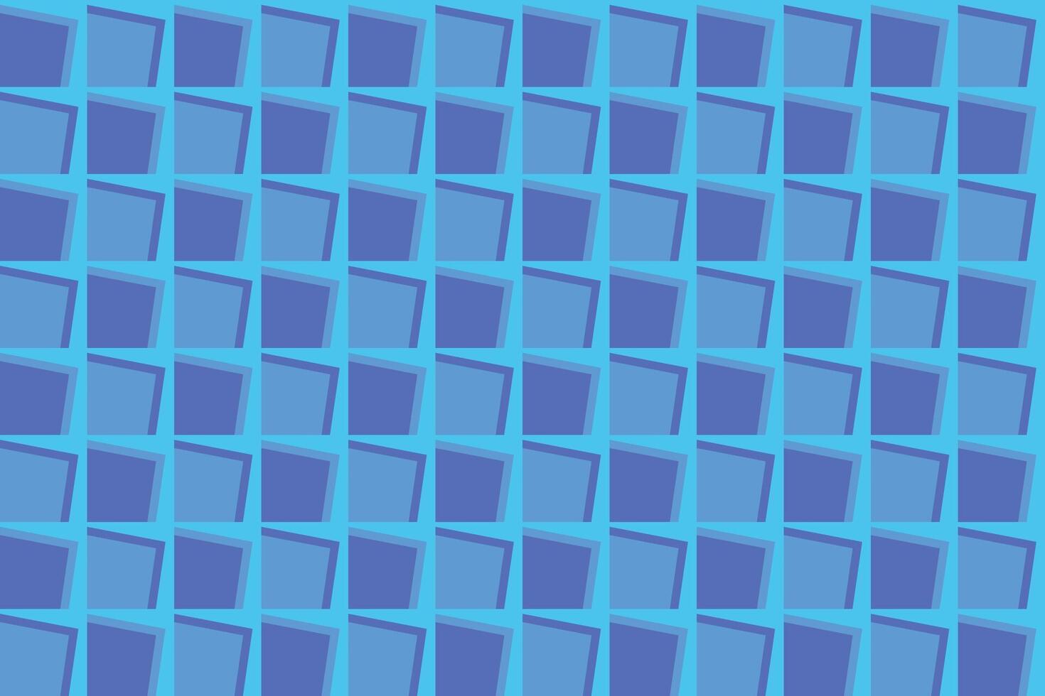 Square Shapes Blue Pattern vector