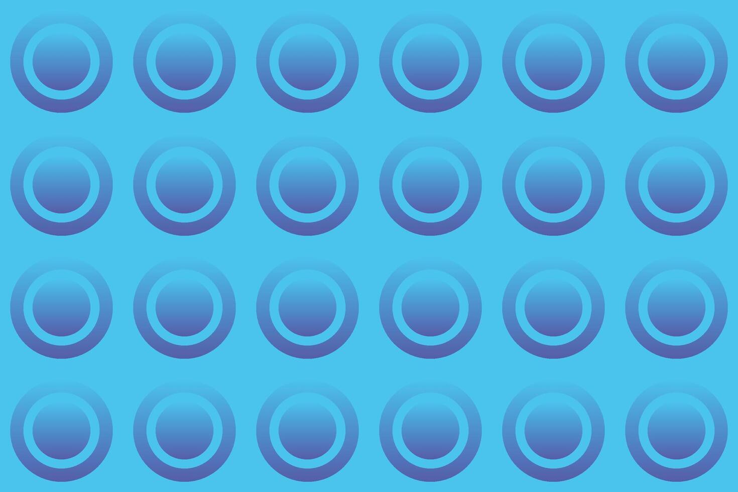 Circle Shapes Blue Gradient Pattern vector