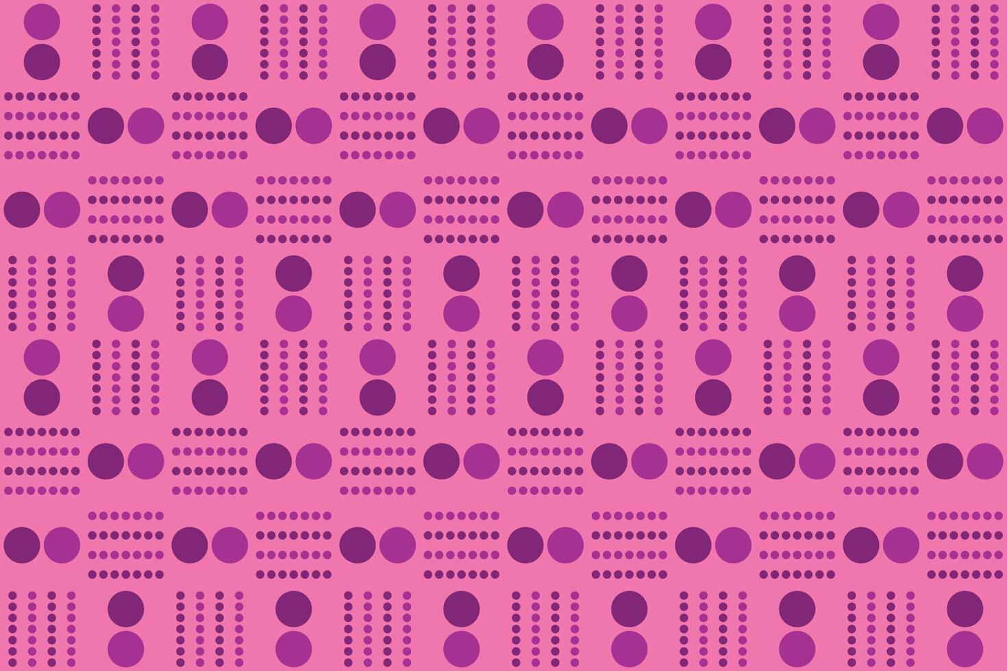 Circle Shapes Purple Pattern vector