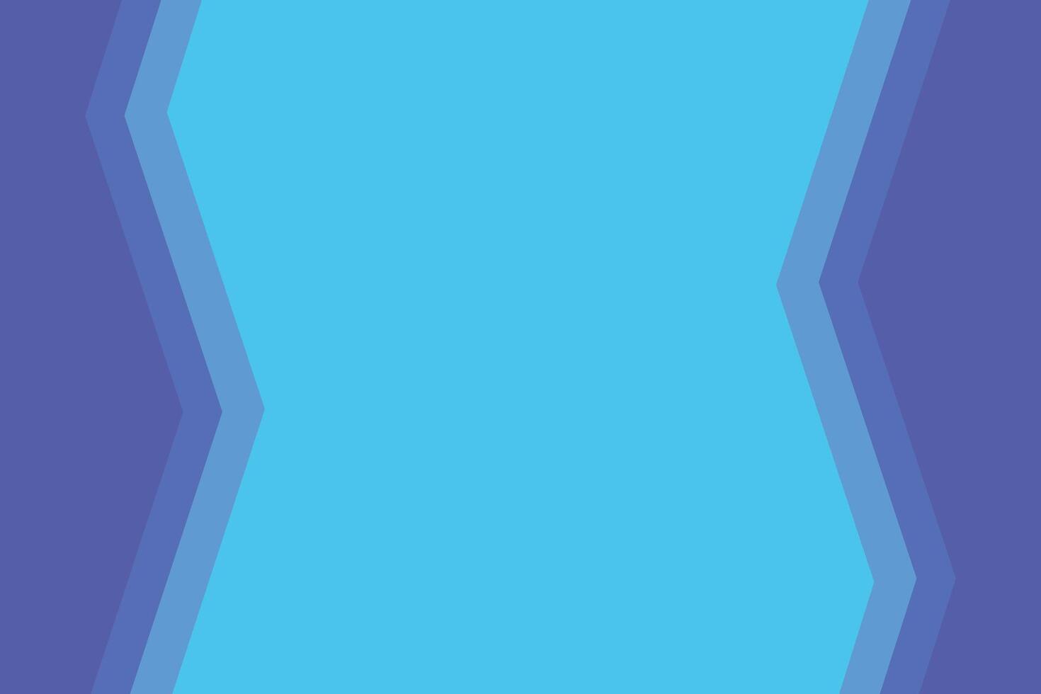 Right and Left Jagged Shapes Blue Background vector