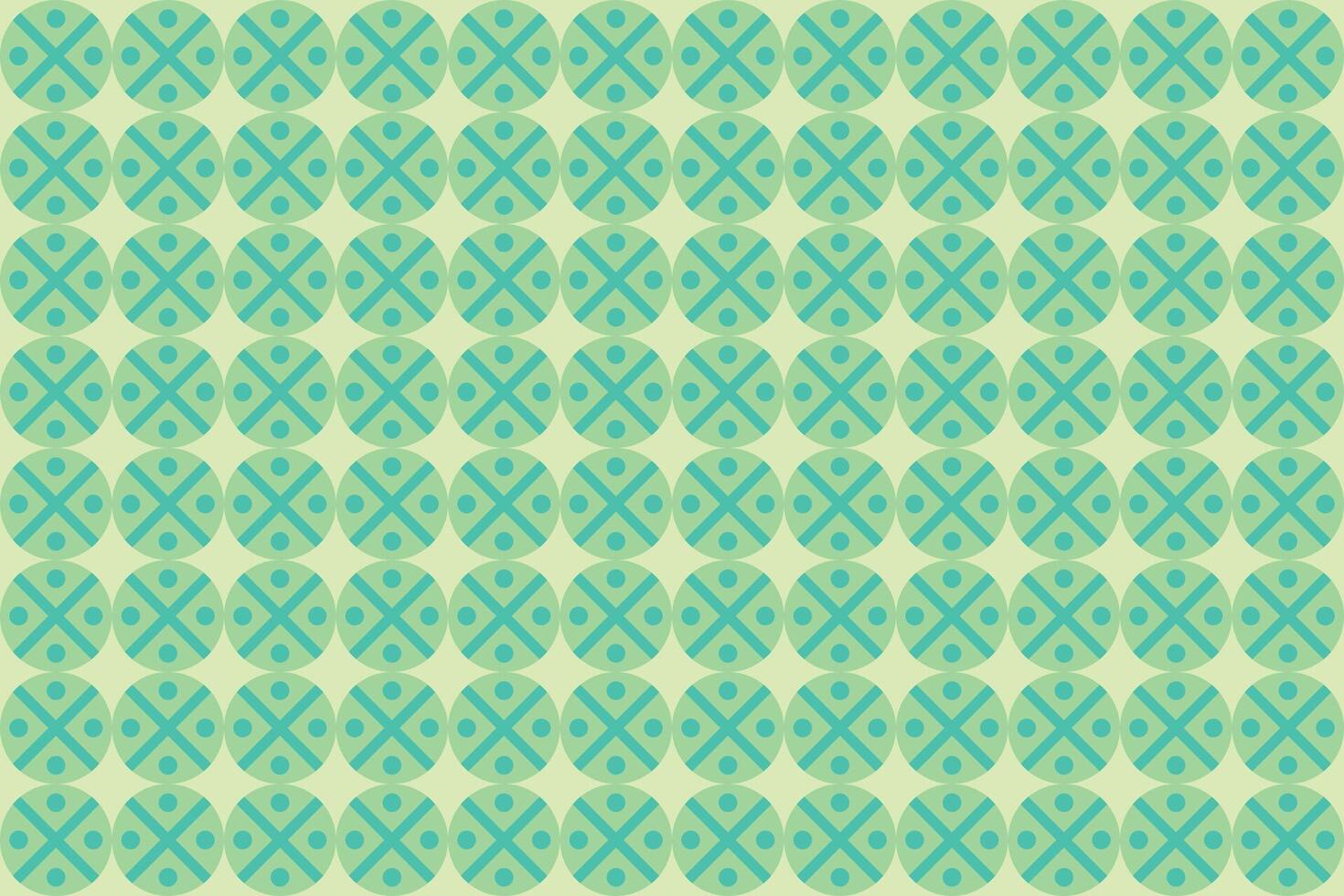 Circle Green Pattern vector