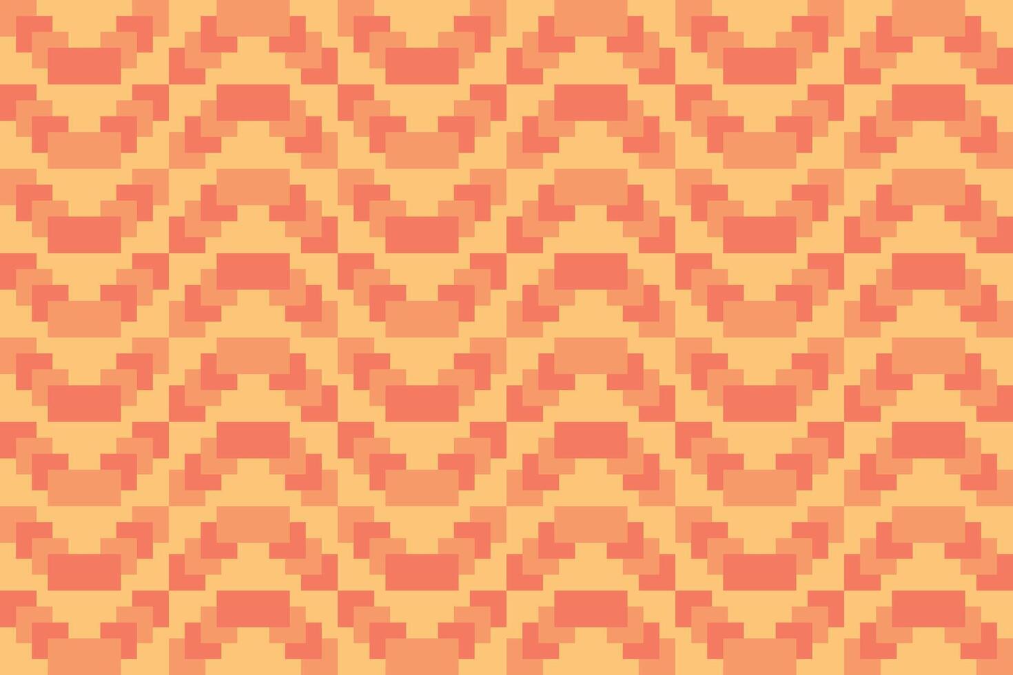 Square Orange Pattern vector