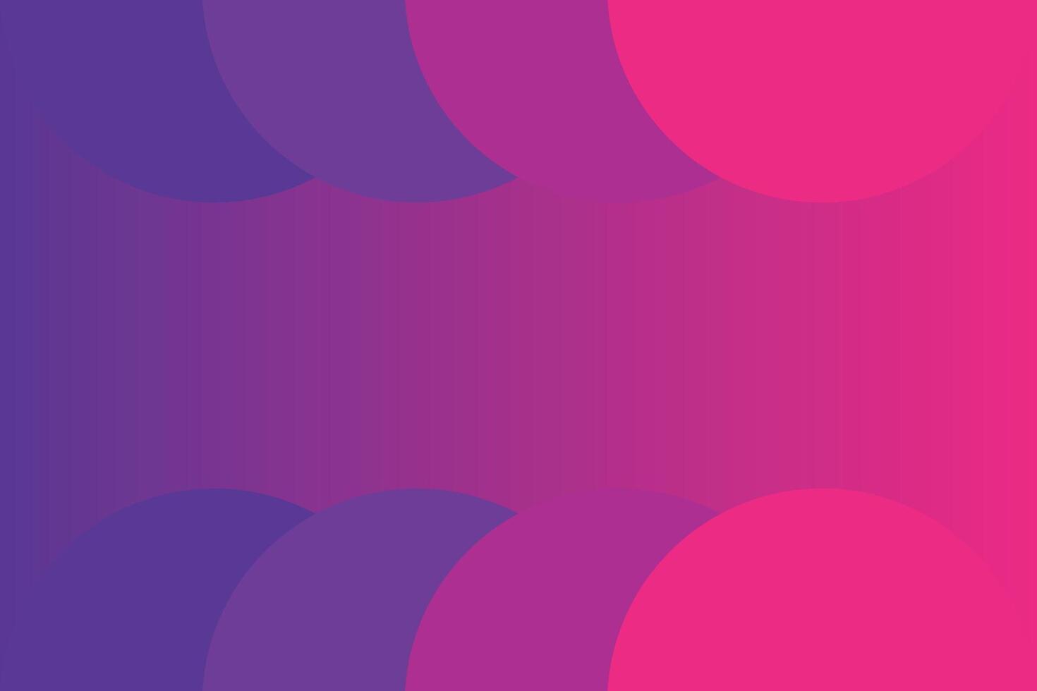 4 Circles Top and Bottom Background vector