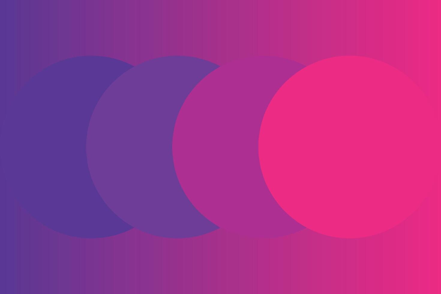4 Circles Red and Purple Background vector