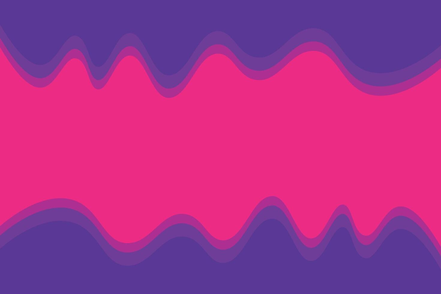 Wavy Top and Bottom Shapes Background vector