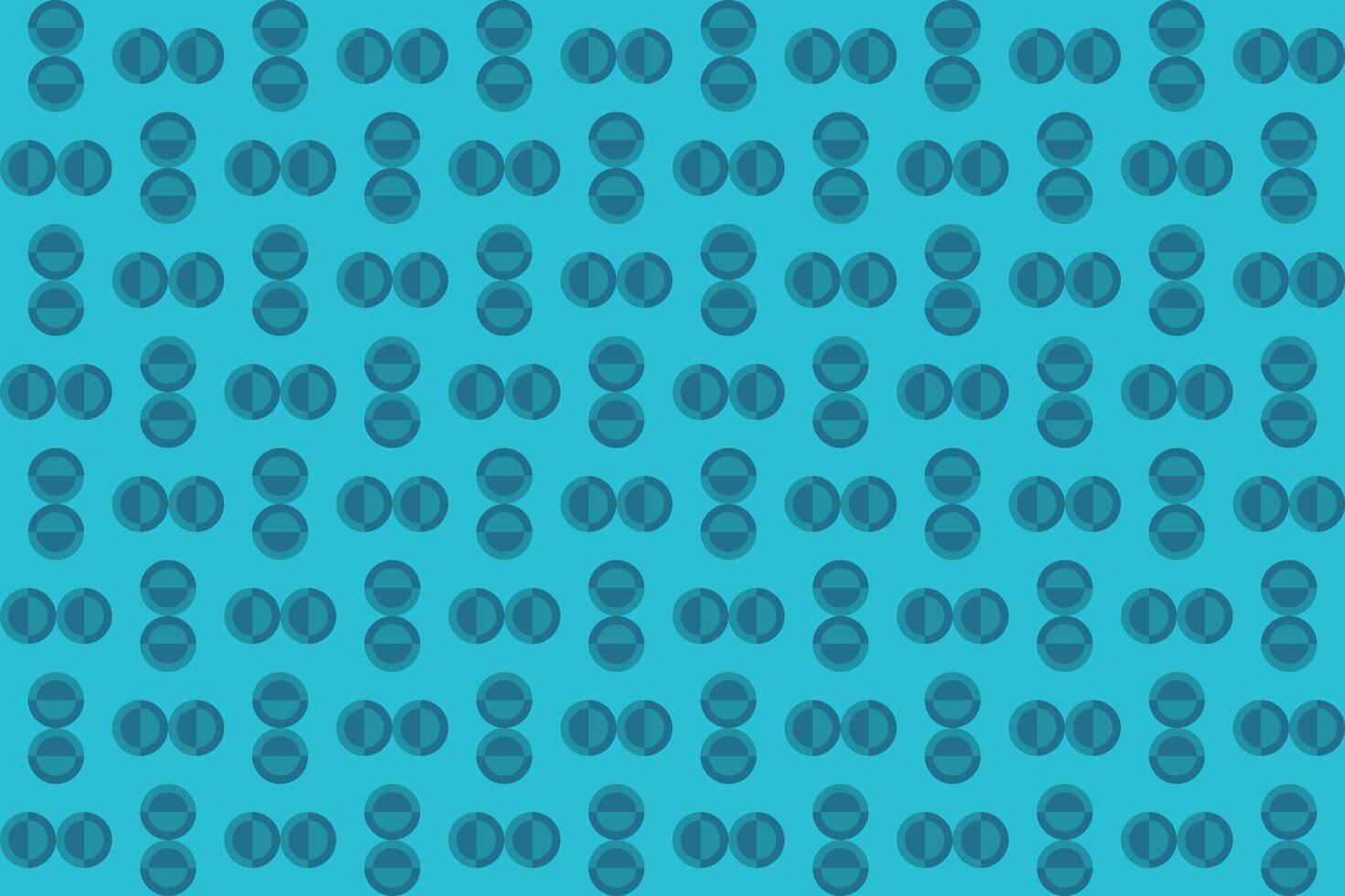 Circle Two Tone Green Pattern vector