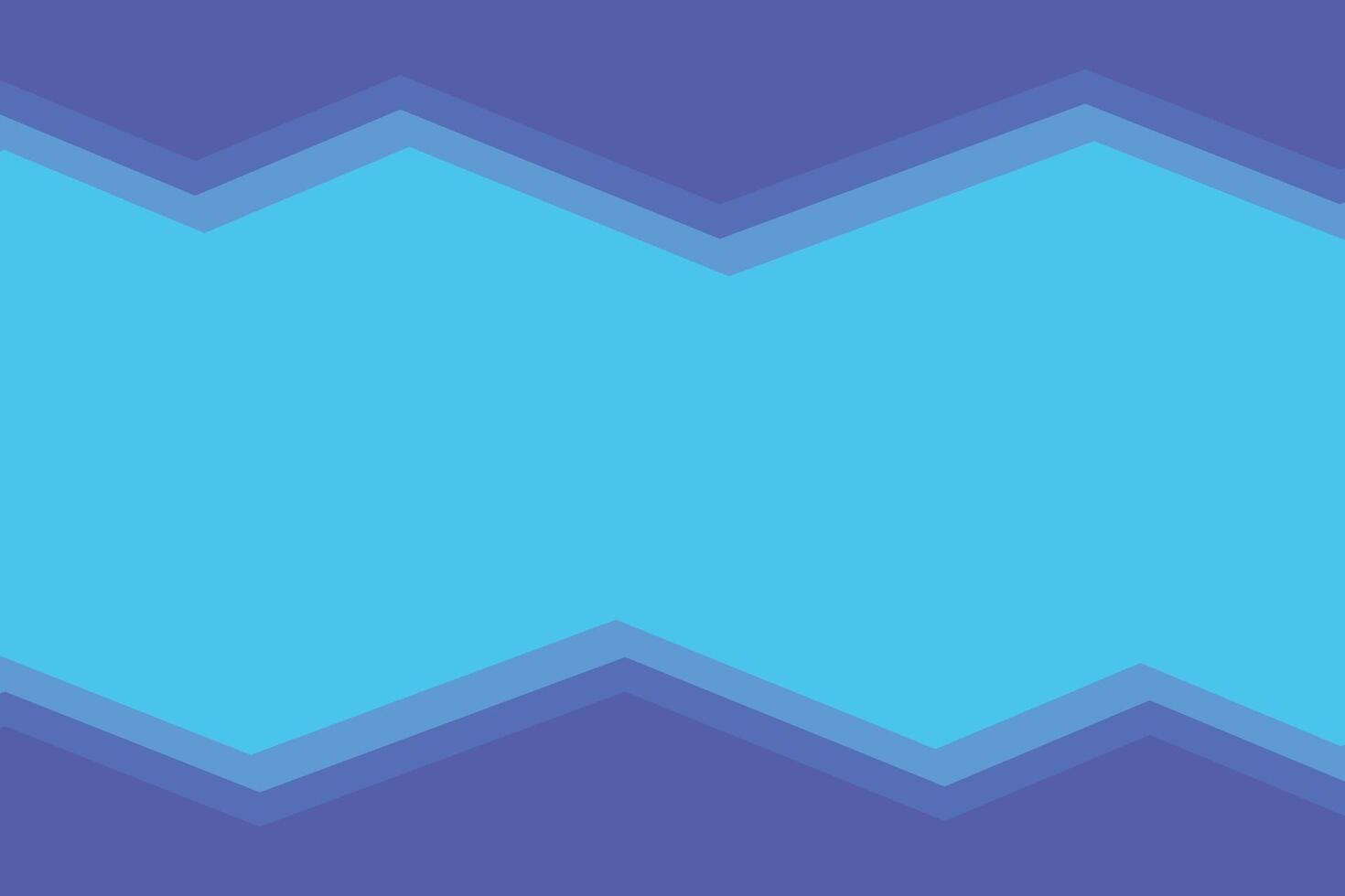 Jagged Shapes Top and Bottom Blue Background vector
