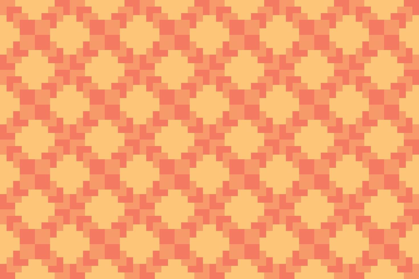 Square Shapes Orange Background vector