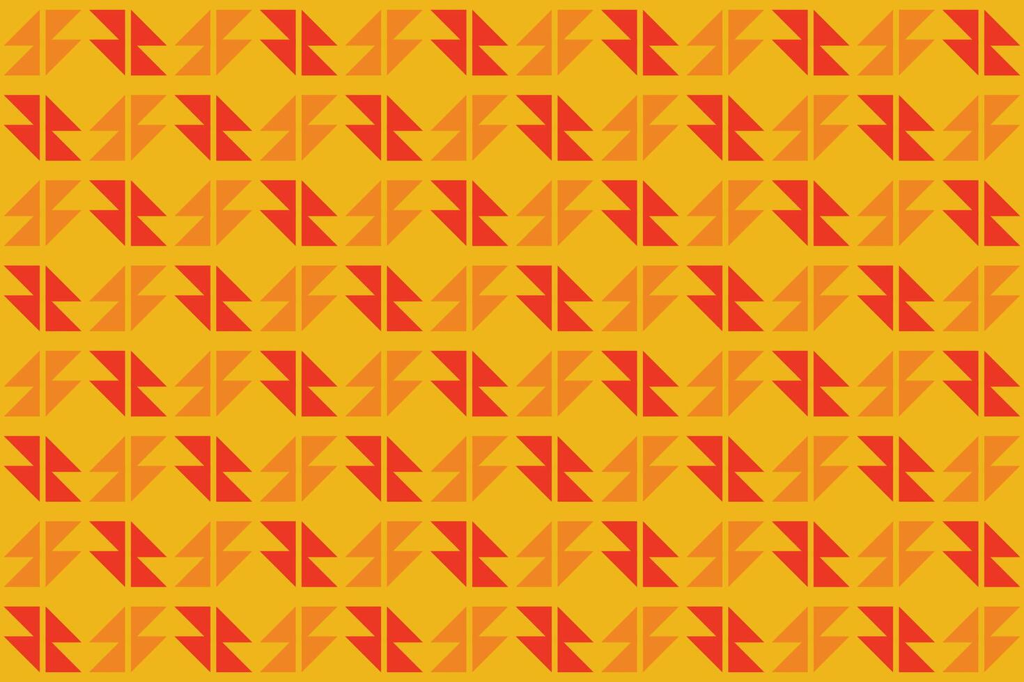Triangle Orange Pattern and Background vector
