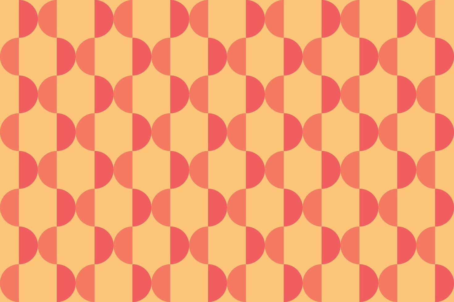 Half Circle Orange Pattern and Background vector