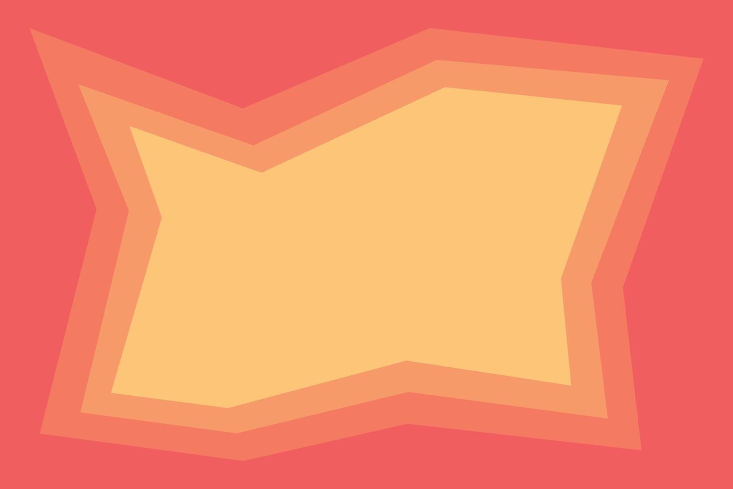 Orange Shapes Background vector