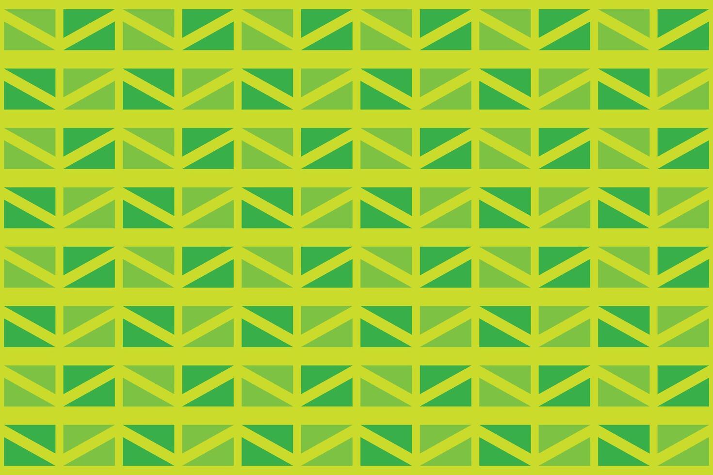 Triangle and Rectangle Green Pattern vector