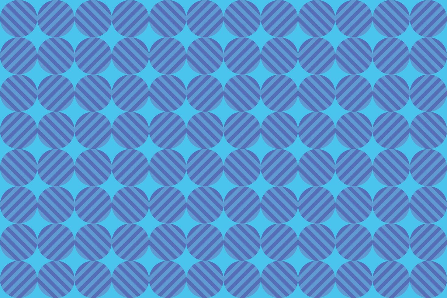 Blue Circle Pattern and Background vector