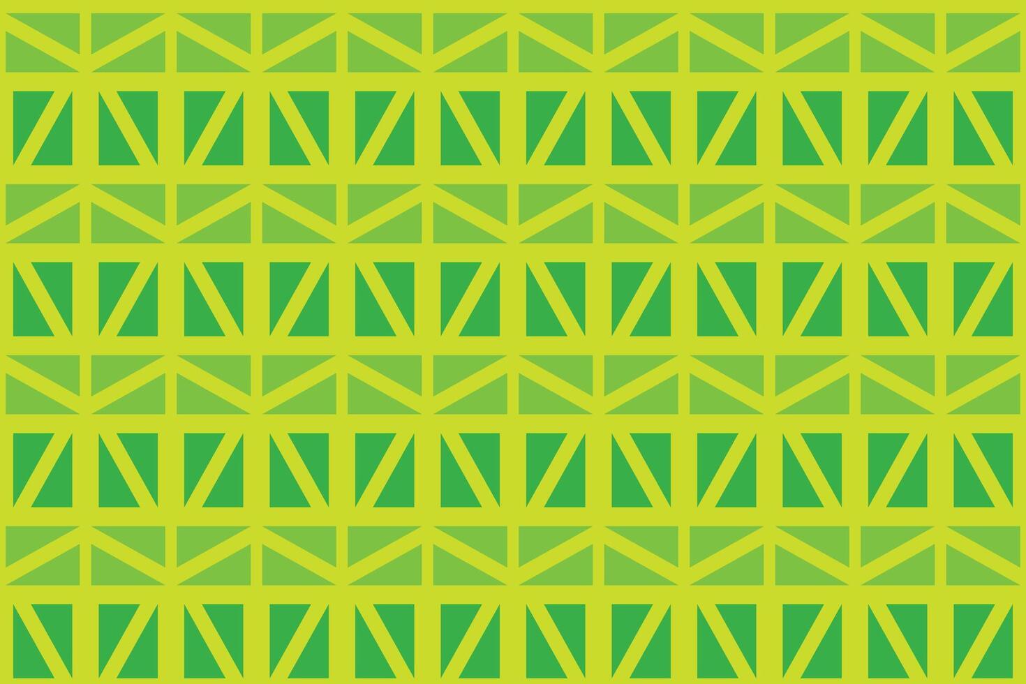Triangle and Rectangle Green Pattern vector