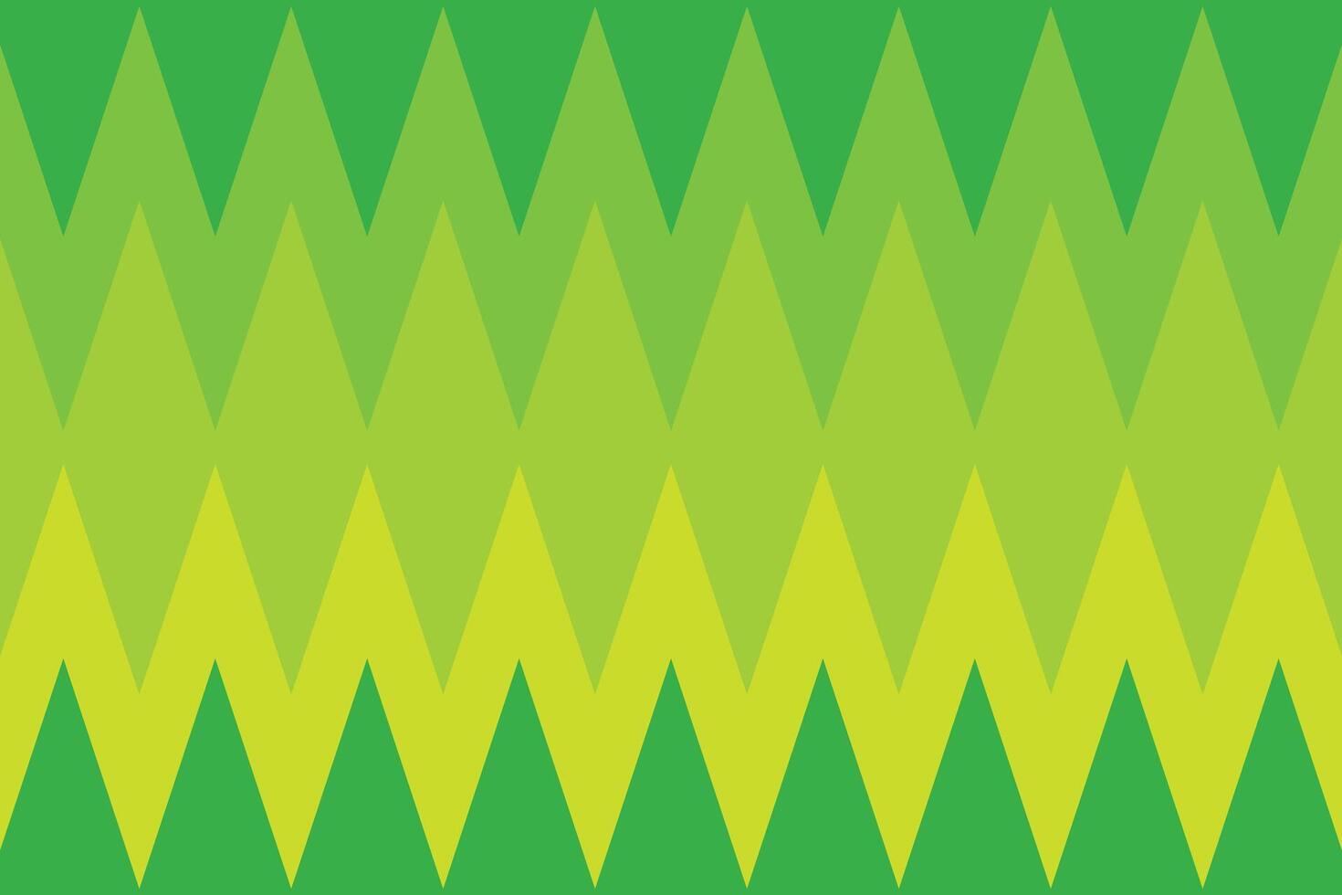 Jagged Shapes Green Background vector