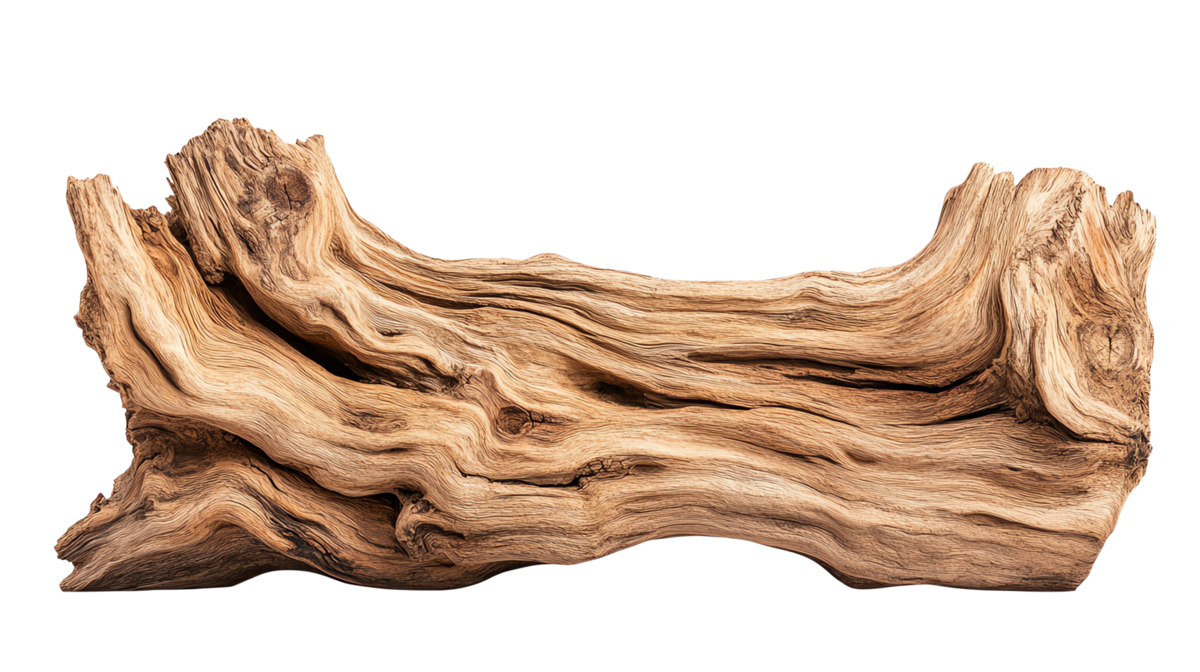 unique pieces of driftwood with intricate textures and shapes, perfect for rustic decor or nature-inspired art projects. png