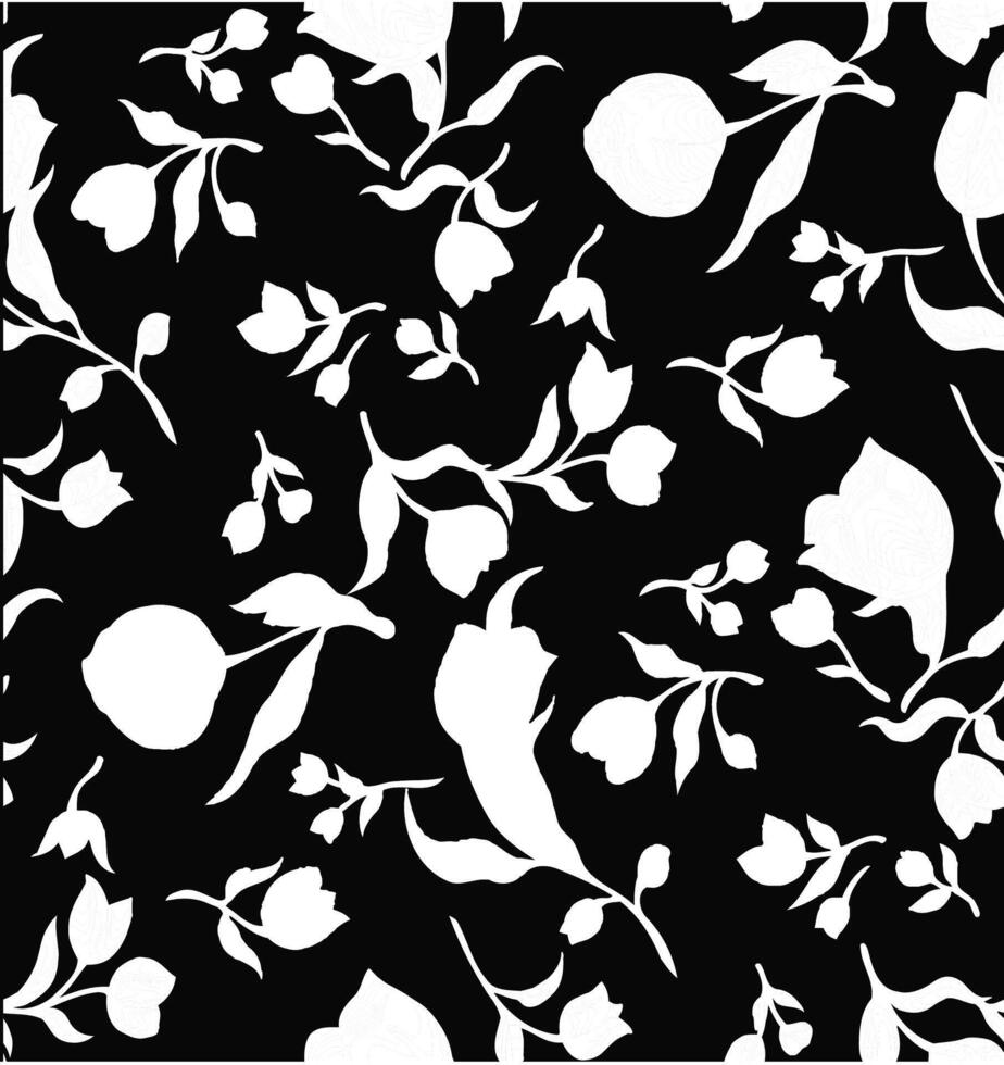 illustration of a beautiful tulip flower as a wall decoration vector