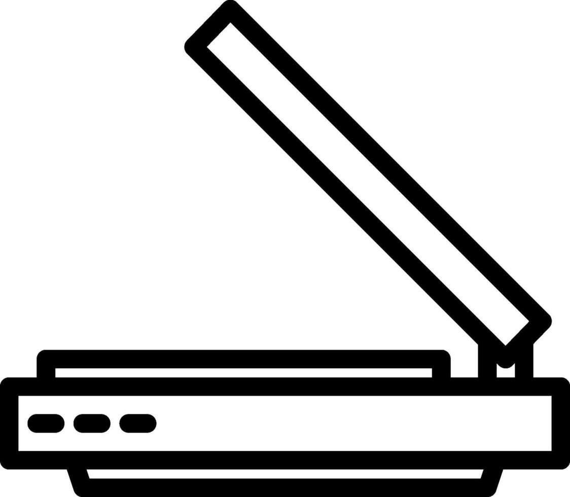 scanner illustration design vector