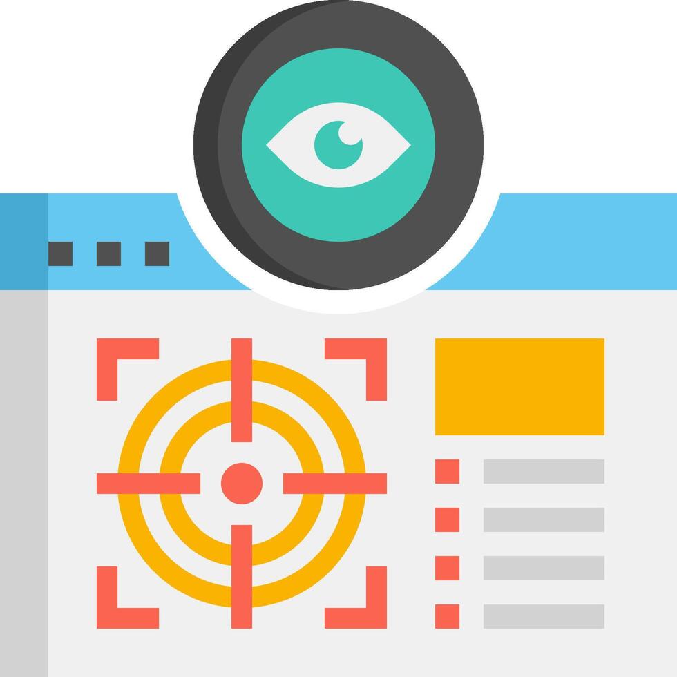 scope illustration design vector