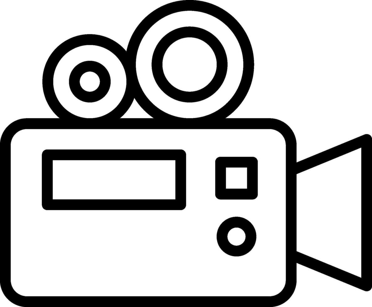 movie camera illustration design vector