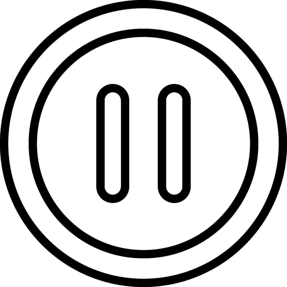 pause button illustration design vector