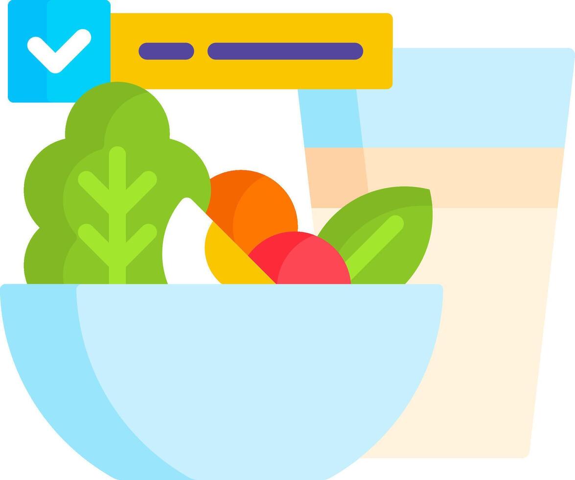 meal illustration design vector
