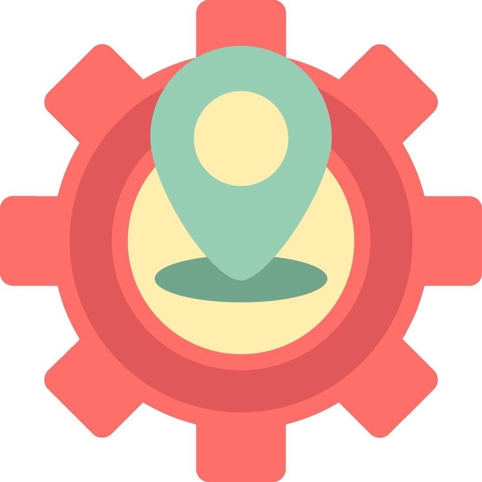 location illustration design vector