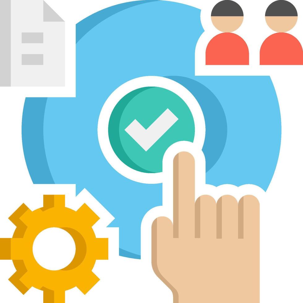 QA illustration design vector