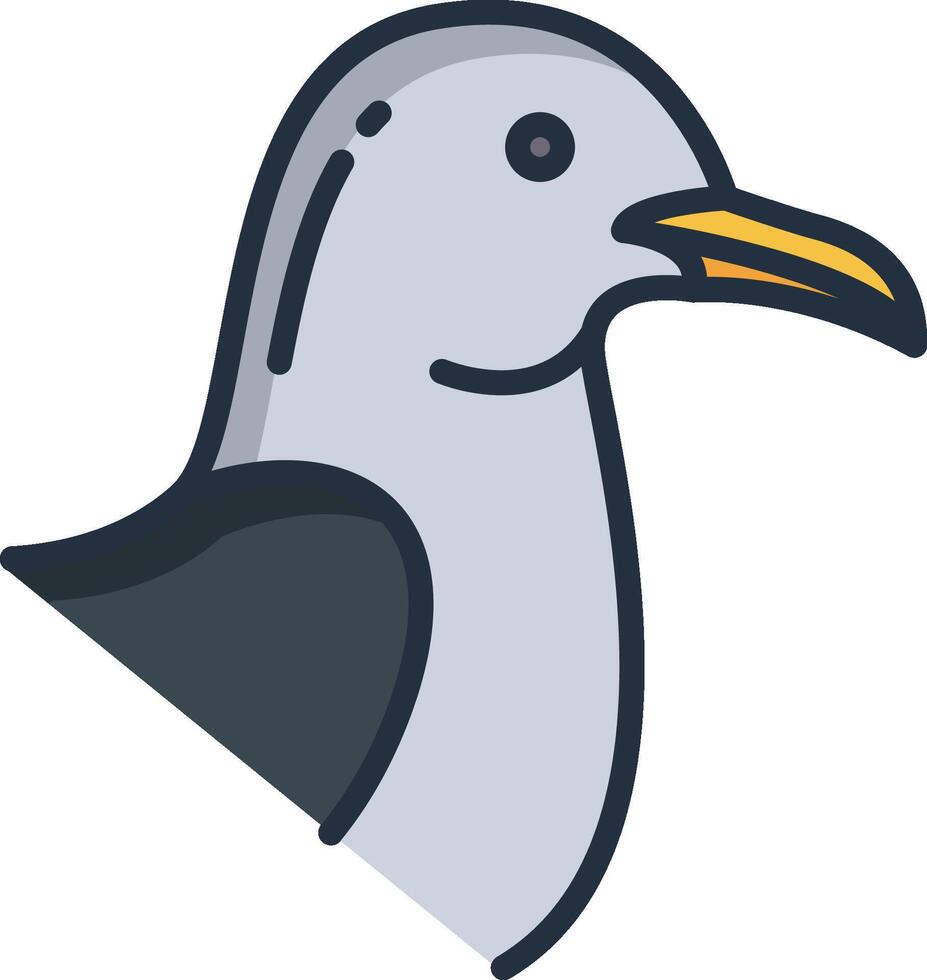 seagull illustration design vector
