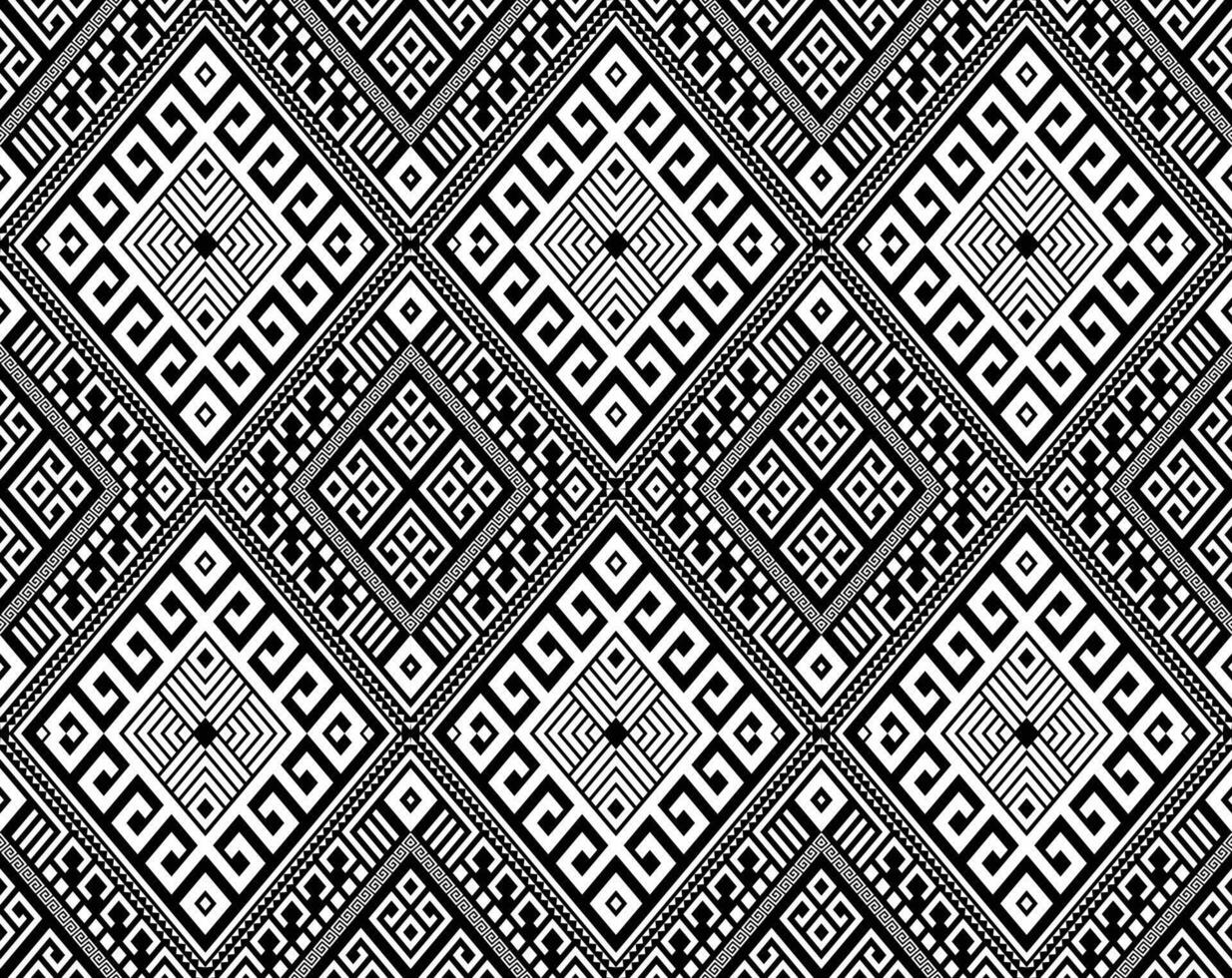 Diamond abstract ethnic geometric pattern designed for background or wallpaper, textile or fabric prints, and other digital prints. vector