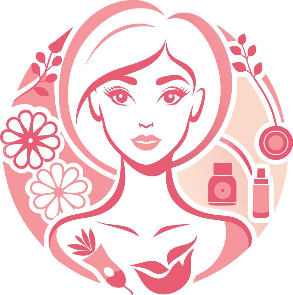Make-up Concept Illustration vector