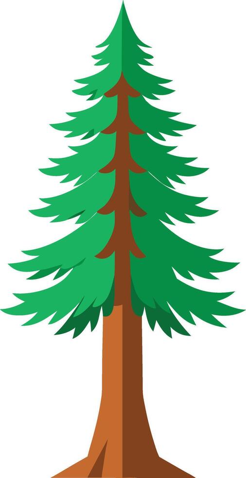 Professional Redwood Tree vector