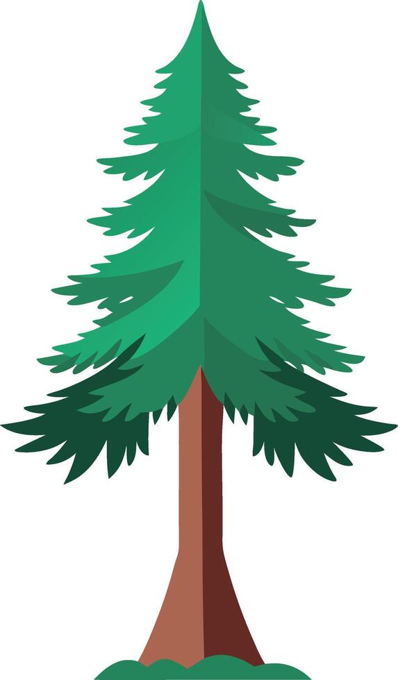 Christmas trees Art vector
