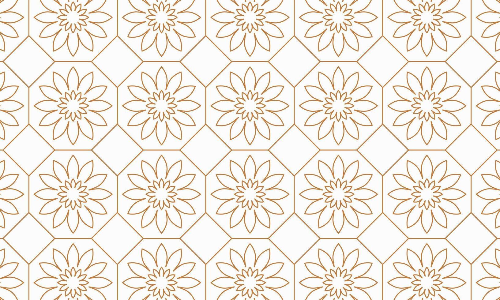Abstract pattern template. Islamic traditional motif vector