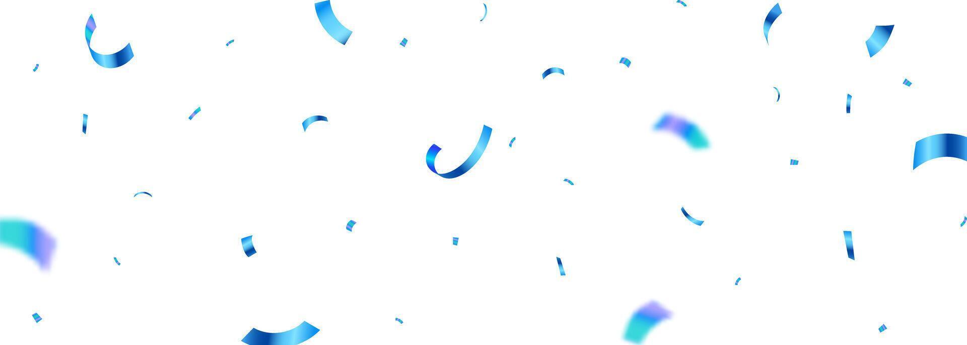 Abstract Blue Confetti Isolated. confetti illustration, holiday, birthday. vector