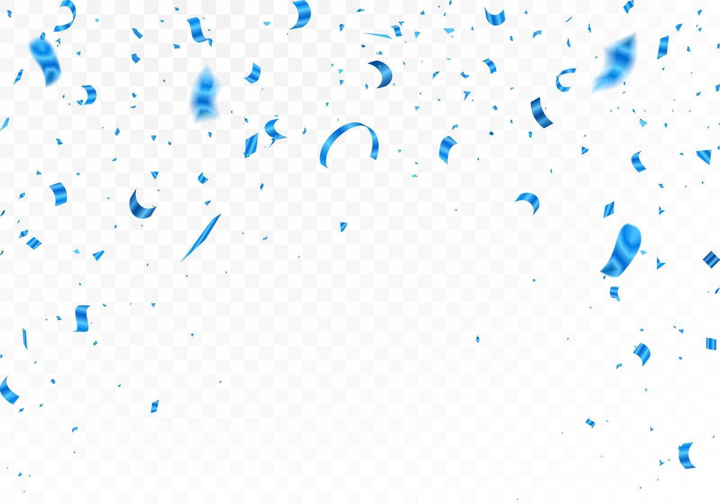 Confetti fall from the sky on white background. celebration, advertisement, Christmas, New Year, Holiday, Carnival festivity, vector