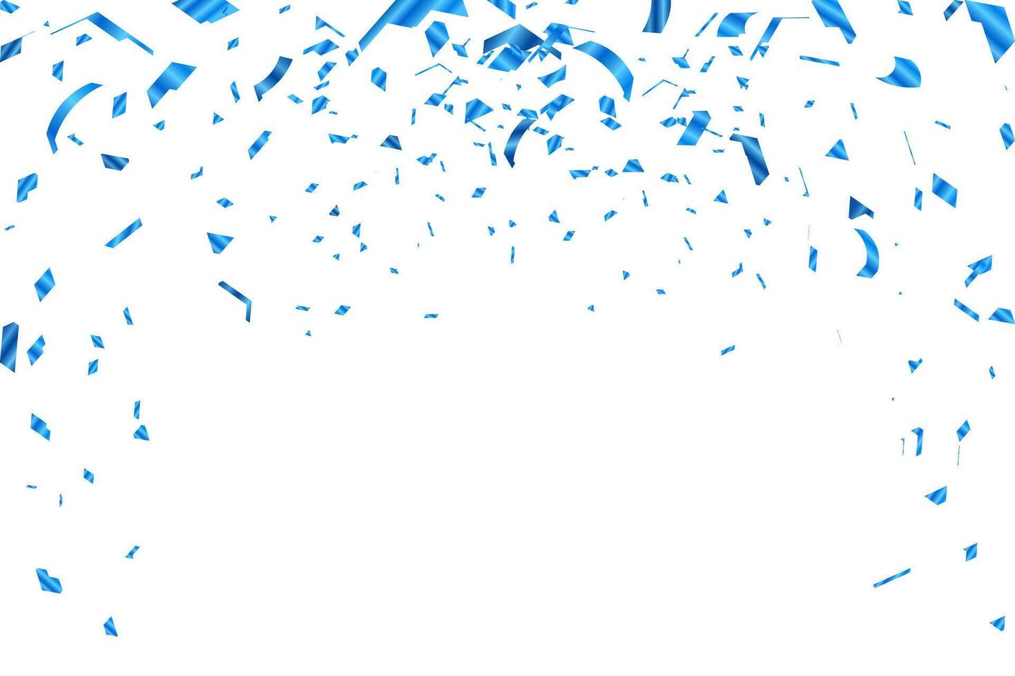 Confetti and ribbons. Great for a birthday party or an event celebration invitation or decor. vector