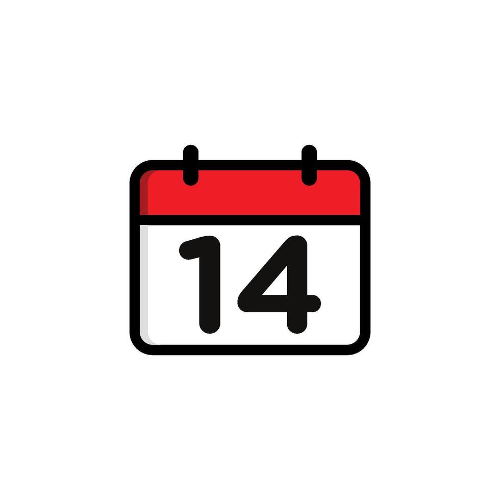 Simple Calendar Icon Template vector