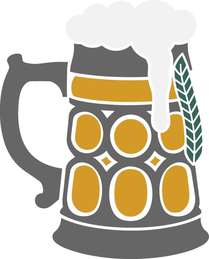 Stein of Beer vector