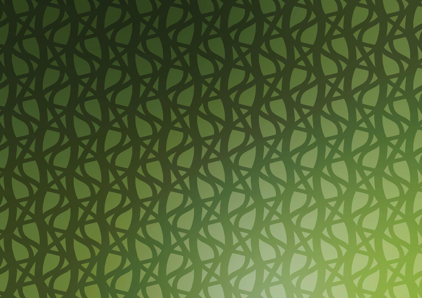 Green line curve abstract pattern wave wallpaper background vector